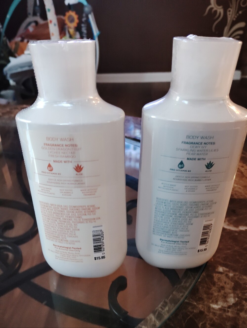 Bath & Body Works Electric & Dewy Body Wash Duo — Yellow & Teal - Picture 5 of 6